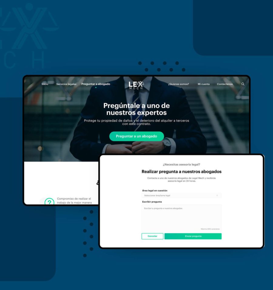 Diseño de plataforma digital para consultas con abogado