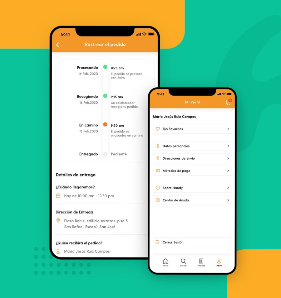 Service design aplicado en pantalla de rastreo de compra